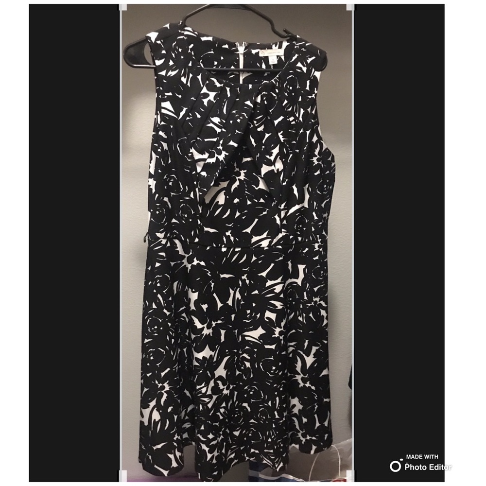 Black and white dress